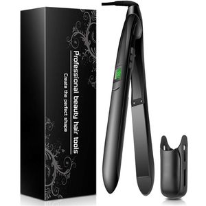 2 In 1 Hair Iron Straightener & Curler Professional Curling Crimper Rollers Machine Tongs Flat 220623