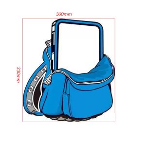 grande forma mylar bolsa diecut backpack boyz c runtz 1lb 330x300mm com zíper florestível
