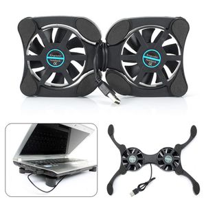 Rotertable USB Fan Cooling Pad Fans Cooler Notebook Computer Stand för Laptop Peripherals XNC311b