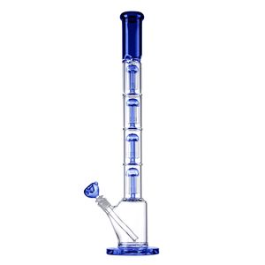 Hookahs With Bowl 4 Layers 6 Arm Trees Thick Glass Big Bong Tall Bongs Diffused Downstem18.8mm Female Joint 23 Inches Thick 5mm WP21101