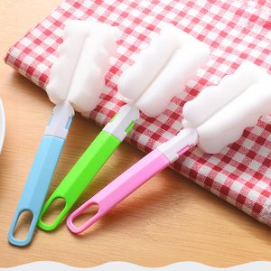 Detachable Brush Head Sponge Baby Cup Water Bottle Brushes Kitchen Cleaning Tool Insulation Cups Cleaner Soft YS0027