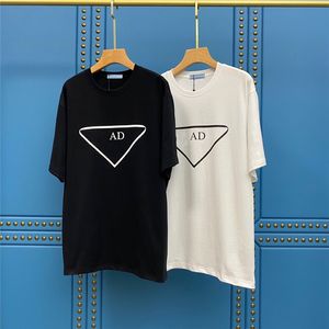 Wholesale Womens T Shirt Fashion Tees 2022 designers T-Shirts Women Lady Female Boys Girls Pullover Oversize Inverted Triangle Shirts Loose Casual Pure Cotton