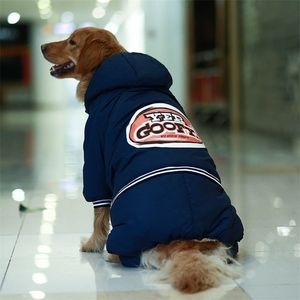 Флисовая большая пиджак с большой собакой зимняя толстая одежда для летной одежды для домашнего покрытия для домашних животных для маленьких собак Husky German Shephard Y200328