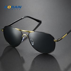 2022 New Discoloration Polarized Sunglasses UV400 Men's Driving Night Vision Goggles Metal Frame Day and Night Glasses