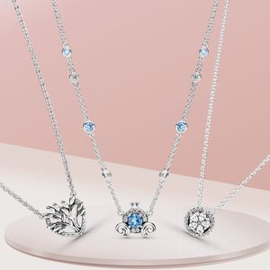 Designer Pendant Necklaces For Women s925 Silver Fit Pandora Style Luxury Jewelry With Box