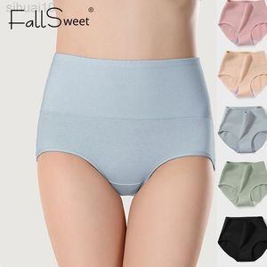 Women Cotton Briefs 2 pcs/set For Female Underwear Ladies Sexy Lingerie Shorts Pantys Underpanties High Waist Plus Size L220801