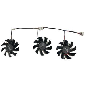 Fans Coolings Set T128015BU Pin GPU Card Cooler For ASUS RX RX5700 XT GTX1660S TUF Cards As Replacement293u