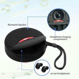 Headphones Earphones Bluetooth Headset Speaker Two In One Tws5 Stereo Outdoor Sports Ear For All SmartphonesHeadphones HeadphonesHeadpho