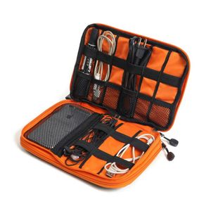 Duffel Bags Travel Portable Electronic Accessories Case Data Cable Organizer Bag Carry For IPad Power USB Flash Drive ChargerDuffel