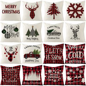 45x45cm Ferry Christmas Brophcase Decor for Home Ornaments Xmas Noel Santa Claus Ano Navidad Gift Y201020