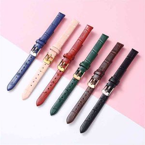 strap 8mm 10mm 12mm 14mm 16mm 18mm 20mm genuine leather for Gaiety band for Rosemont Montre Femme G220420