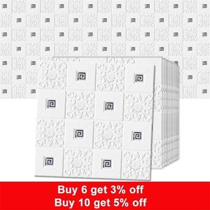 70x70cm adesivos de teto de espuma painel telhado decalque 3d estéreo adesivo Diy papel de parede decoração de parede Decoração de parede para criança quarto 220510