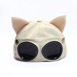 Designers baseball caps Luxurys baseball hat Solid color rotating sunglasses BallCaps cat ear design cute popular Temperament fashion leisure women hats good nice