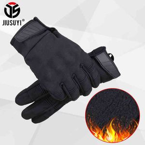 Winter Camouflage Waterproof Full Finger Gloves Warmer Touch Screen Non-slip Hunting Skiing Camping Multicam Working Glove Men T220815