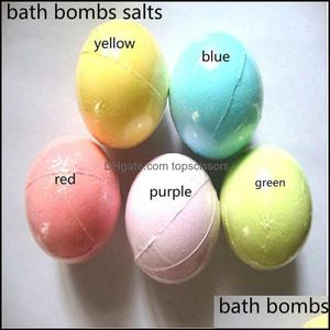 Health 10G Bath Salt Ball Random Color Natural Bubble Bomb Essential Oil Handmade Spa Salts Fizzy Jxw513 Drop Delivery 2021 Body Beauty 2H