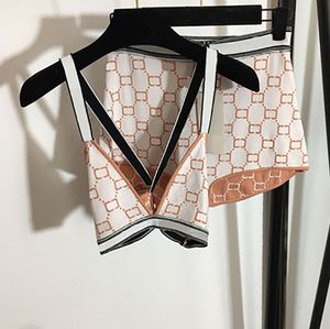 Wysokie desek stroju stroju kąpielowego Women Modna Jacquard Bikini Zestaw Tekstyle Designer Wysokie pas.