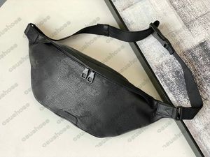 가방 디자이너 M57289 Shadow Mens 가죽 허리 Bumbag 크로스 어깨 핸드백 기질 패니 팩 부랑자