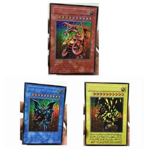 Yu gi Oh Diy God God Slifer the Sky Dragon Toys Hobbies Hobby Collectibles Collection Collection Cards G220311