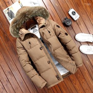 Down Jackets Mens Winter Jacket Men Fashion Thick Warm Parkas Fur 90% White Duck Coats Casual Male Waterproof Jackets1 Phin22