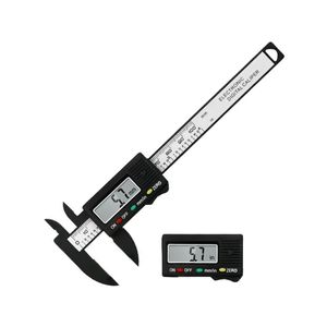 Caliérico eletrônico Vernier LCD 0-100mm Micrômetro de espessura da régua Micrômetro Micômetro Régua Medição Ferramentas de Medição Instrumento de 100 mm