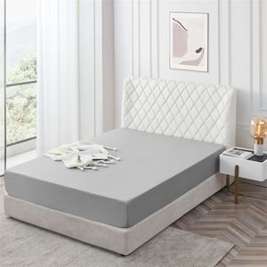 Lenzuolo con angoli stile moderno semplice Tinta unita Letto Fascia elastica Fissa Antivegetativa Antipiega Copertura portatile per 220514