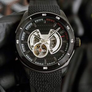 Designer mm Watches Mechanical Movement Coated Glass PVD Titanium Insert Stainless Watch FLL
