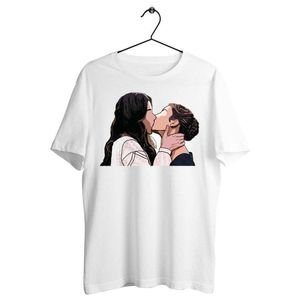 Męskie koszulki Unisex Mężczyźni Kobiety T Shirt Emily Dickinson Feminist Lesbian Poeta Literatury Równość Artwork Sztuka Drukowana Tee