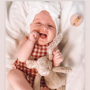 幼児の女の子のお姫様ベビーシフォンキャップボウノットソリッドカラープルオーバーインドターバンキャップソフトチルドレン帽子