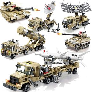 Кази CN военные транспортные средства радар ракета ER Truck Tank Armor Army Model Blordcs устанавливает образовательные игрушки для детей 220715