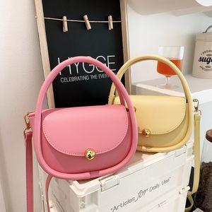 Designer Handbag For Women Trend Solid Color Shoulder Bag Cross Cute Tote Bag Y220629