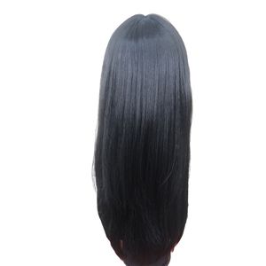 Long Straight Synthetic Wigs for Women Natural Wigs with Bangs Heat Resistant Cosplay Hair