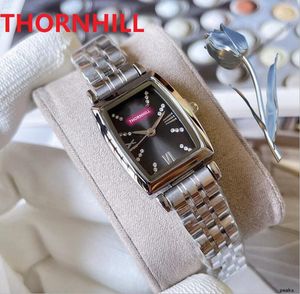 Orologi modello top completamente in acciaio inossidabile con diamanti Orologio da donna al quarzo da 26 mm Movimento a batteria Classico super orologio in zaffiro Bracciale da polso classico