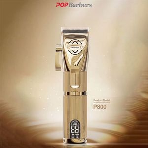 Pop Barbers Hair Clippers Professional Beard Trimmer for Men Adults Barber Cutting Machine Styling 220712