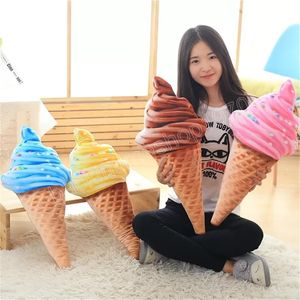 30 cm 3d Süßes Eis Kissen Kissen Auto Taille Stützkissen Weichem Plüsch Puppe Spielzeug Kreative Kissen