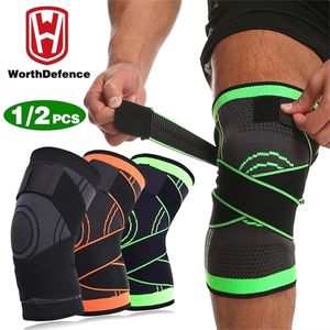Worthdefence 12 PCS Knee Pads Braces Sports Support Kneepad Men Women for Arthritis Joints Protector Fitness Compression Sleeve 220615