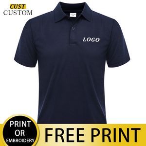 Поло Рубашки Полиэстер оптовых-Polo Custom Men Shirts Company Company Comporting Drop Опатная оптом Polyester