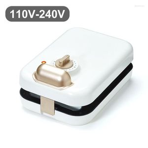 Ekmek Yapımcıları 110V-220V Elektrikli Sandviç Yapımcısı Waffle Tost Makinesi Pişirme Çok Fonksiyonlu Kahvaltı Makinesi Takoyaki Sandwichera 600W Phil22