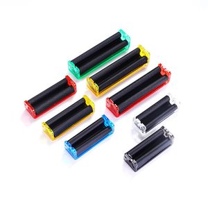 Latest Smoking 70MM 78MM 110MM Colorful Plastic Dry Herb Tobacco Cigarette Holder Portable Innovative Design Preroll Rolling Roll Hand Filling Roller DHL Free