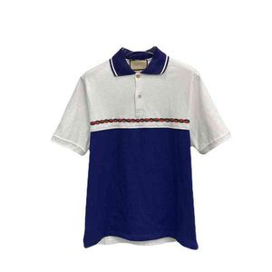 İlkbahar ve Yaz Yeni Birleştirme Kenevir Halat Ekleme Polo Gömlek Pure Pamuk Kontrast Kısa Kol Kadın T-Shirt