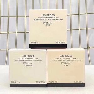 TOP LE BEIGES Healthy Glow Gel Touch foundation Powder N10 N20 Touche de teint BELLE MINE sheer pressed powder with brush