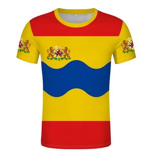 Camisa Overijssel Livre Personalizado Feito Hemd Nome Número Zwolle T-shirt Impressão Bandeira Palavra Enschede Almelo Hengelo Nederland Roupas 220702