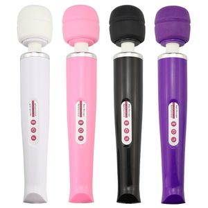 Yetişkin Seks Oyuncakları Kadın Klitor Masajı Hızlı USB Şarj Edilebilir Sözlü Klitim Vibratörleri Kadınlar için AV Sihirli Değnek Vibratör G Spot Masaj Seksi Oyuncaklar Dildo Eğlenceli Çift