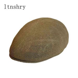 2019 New Summer Mesh Berretti Berretti Casquette Gorras Spring Sun Cappelli in osso traspirante Donna Uomo Berretto piatto nero Berretti vintage osso J220722