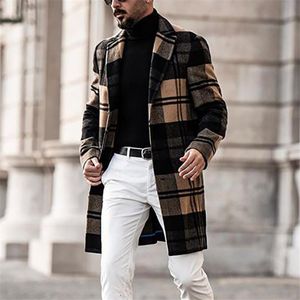 Herren Trenchcoats Designer Herren Britischer Stil Reverskragen Langarm Lose Lässige Einfarbige Herren OberbekleidungHerren