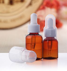 300 adet / grup 35 ml Amber PET Uçucu Yağ Şişesi / Konteyner ile Göz Damlası / Pompa, Losyon Şişesi,