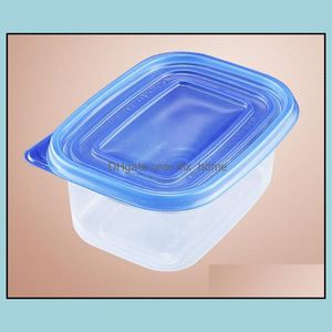 Disposable 709Ml Plastic Cake Container 2 Types Color Lid Pattern Layer Bread Box Wholesale Drop Delivery 2021 Dinnerware Kitchen Supplies K