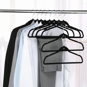 10/20 Stücke Rutschfeste Samt Anzug Kleiderbügel Kleiderschrank Home Organizer Percha Plegable Ropa Organizador Drop-V12