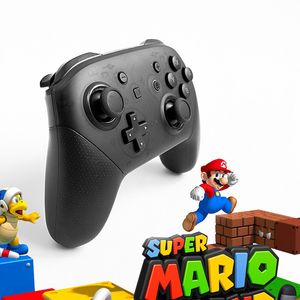 En Kaliteli Bluetooth Kablosuz Pro Denetleyici Gamepad Joypad Uzaktan Nintend Anahtarı Konsol Gamepads Joystick Perakende Kutusu ile Kablosuz Kontrolörler