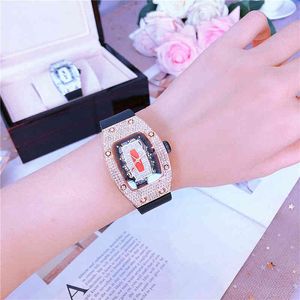 Klockor armbandsur designer lyxiga herrmekanik tittar på Richa Milles armbandsur damer diamantröstade stora urtavla med gipsfila enkel g3ei