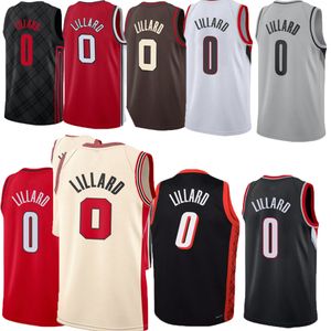 Benutzerdefiniertes Basketballtrikot für Herren, Damian 0 Lillard Shaedon 17 Sharpe Josh 11 Hart Anfernee 1 Simons Jusuf 27 Nurkic Jerami Grant